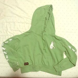 Ripndip crop hoodie